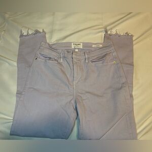 Frame Denim Lavender Skinny Jeans size 29